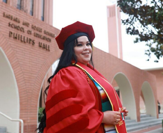 Patricia Gonzalez earns her doctorate in Educational Leadership and Change from USC